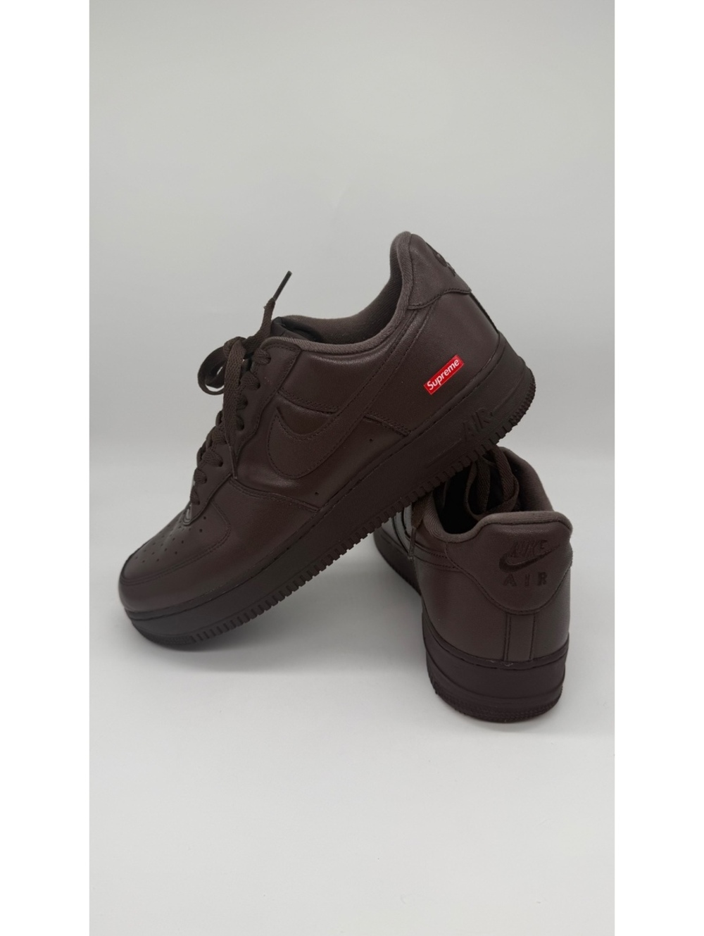 Nike Supreme Air Force 1 Low Baroque Brown Size 12